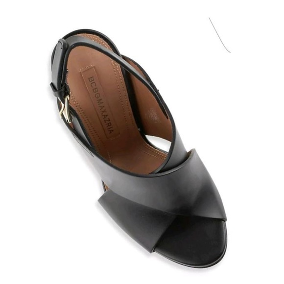 NWOT BCBGMaxazria Pascal Leather Heels - Picture 3 of 13